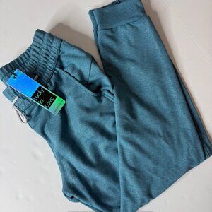 Joggers Lucky in Love Drawstring Mermaid Shimmer Teal NWT Size XS Retail $101